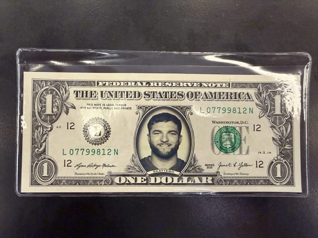 Fusion Media Novelty NFL FAMOUS FACES DOLLAR BILLS - SKATTEBO