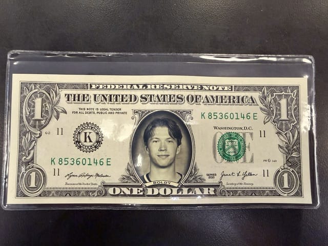 Fusion Media Novelty NHL FAMOUS FACES DOLLAR BILLS - BOLDY