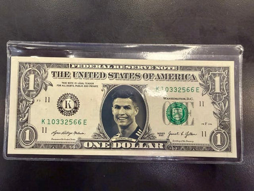 FAMOUS FACES DOLLAR BILLS - RONALDO