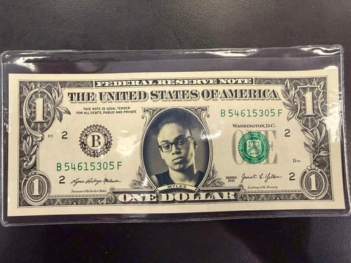 Fusion Media novelty wnba FAMOUS FACES DOLLAR BILLS - MILES