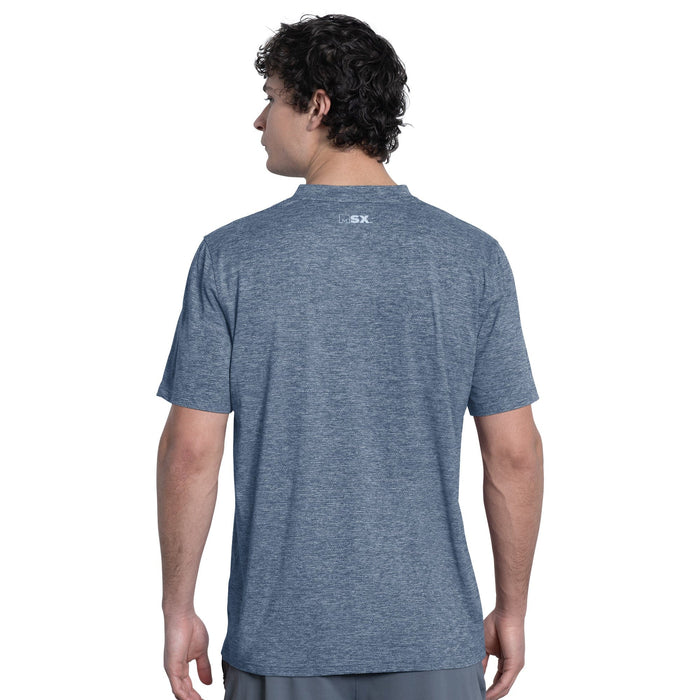 G-III Apparel MLB Minnesota Twins Triple Name & Logo Blue Short Sleeve T-Shirt - Men's