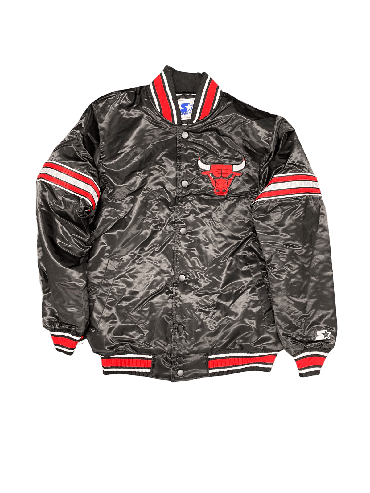 Men's Classics Chicago Bulls White Bomber Jacket
