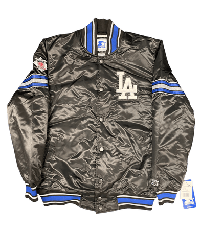 Starter Los Angeles Dodgers White Varsity Satin Full-Snap Jacket XL / White Mens Outerwear