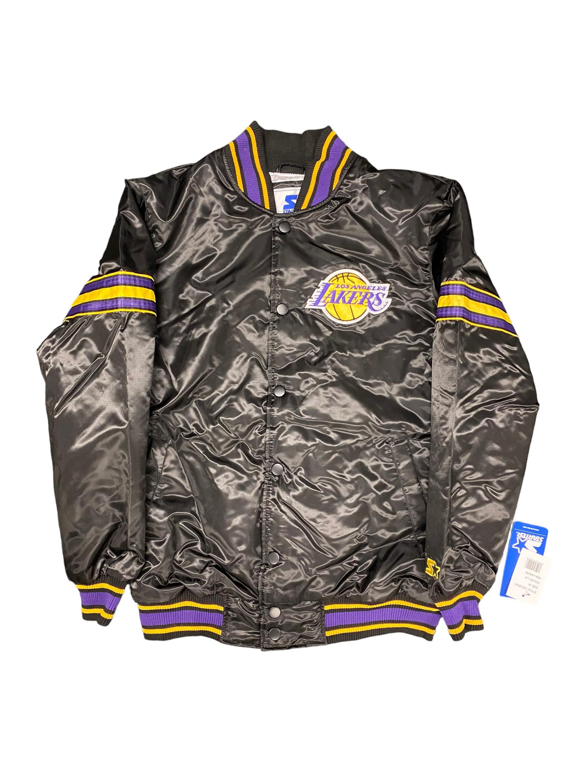 New Era NBA Los Angeles Lakers Logo Bomber Jacket Men black