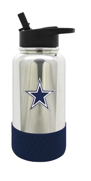 Great American Products Drinkware Dallas Cowboys 32oz. Team Color Chrome Hydration Bottle
