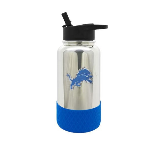 Great American Products Drinkware Detroit Lions 32oz. Team Color Chrome Hydration Bottle