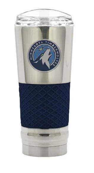 Great American Products Drinkware Minnesota Timberwolves 24oz. Chrome Draft Tumbler