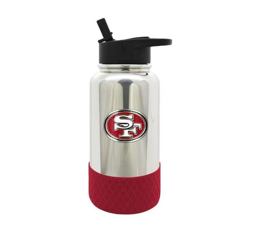 Great American Products Drinkware San Francisco 49ers 32oz. Team Color Chrome Hydration Bottle