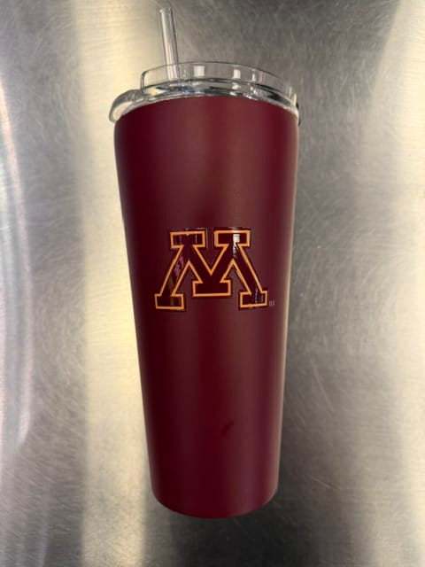 Great American Products Novelty NCAA 32 OZ BIG SLIM BALL WRAP TUMBLER - GOPHERS