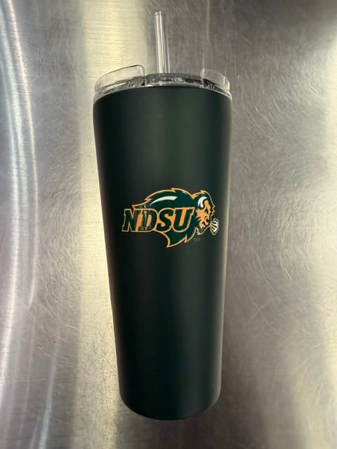 Great American Products Novelty NCAA 32 OZ BIG SLIM TUMBLER - NDSU BISON