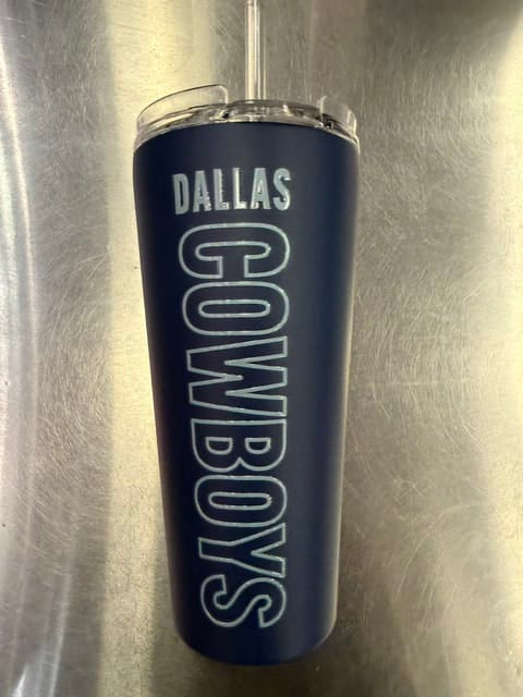 Great American Products Novelty NFL 32 OZ BIG SLIM TUMBLER - COWBOYS