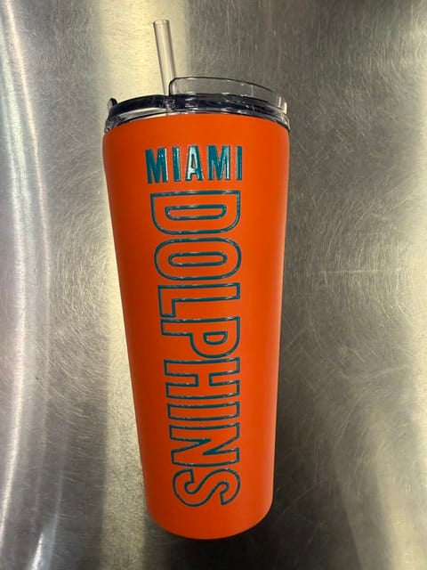 BIG SLIM TUMBLER - DOLPHINS