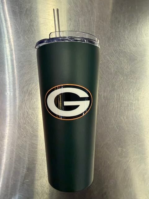 Great American Products Novelty NFL 32 OZ BIG SLIM TUMBLER - PACKERS