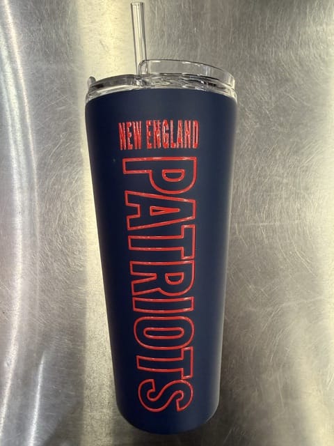 Great American Products Novelty NFL 32 OZ BIG SLIM TUMBLER - PATRIOTS
