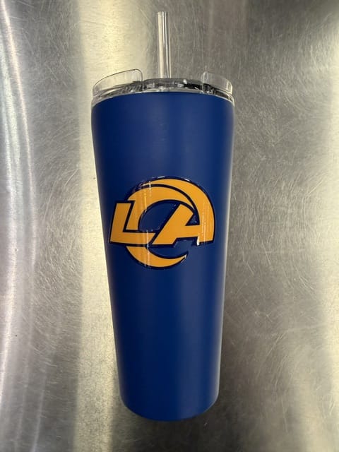 Great American Products Novelty NFL 32 OZ BIG SLIM TUMBLER - RAMS