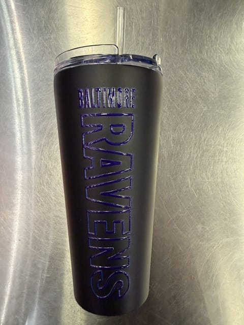 BIG SLIM TUMBLER - RAVENS