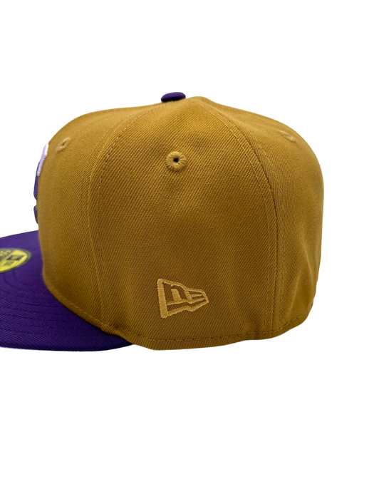 Minnesota Twins New Era Brown/Purple The Cause Custom Side Patch 59FIFTY Fitted Hat - Men's