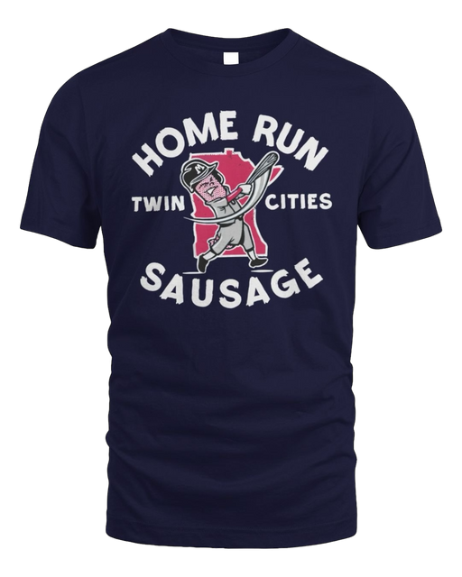 Youth Minnesota Twins Navy Home Run Sausage T-Shirt