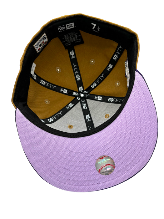 Minnesota Twins New Era Brown/Purple The Cause Custom Side Patch 59FIFTY Fitted Hat - Men's