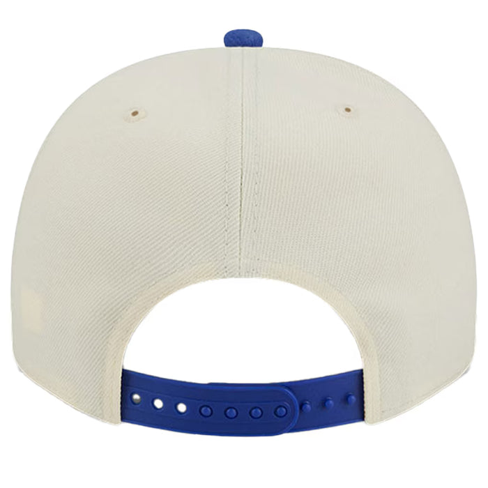 Adult New York Knicks New Era Chrome Mascot Illustrated A-Frame 9FIFTY Adjustable Snapback Hat - Men's