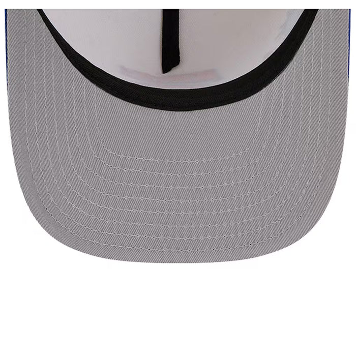 Adult New York Knicks New Era Chrome Mascot Illustrated A-Frame 9FIFTY Adjustable Snapback Hat - Men's