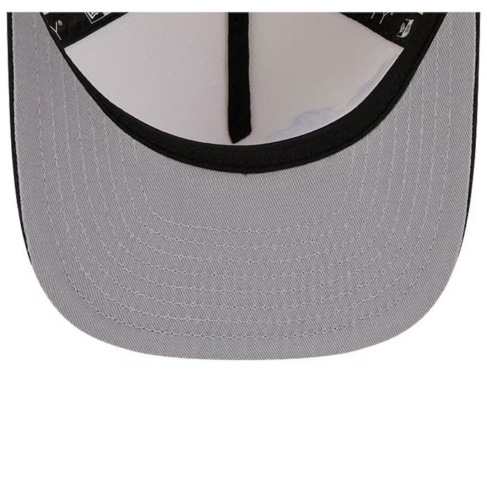 Adult Los Angeles Lakers New Era Chrome Mascot Illustrated A-Frame 9FIFTY Adjustable Snapback Hat - Men's