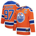 Mitchell & Ness Adult Jersey Connor McDavid Edmonton Oilers Mitchell & Ness Power Play Jersey - Orange - Men's