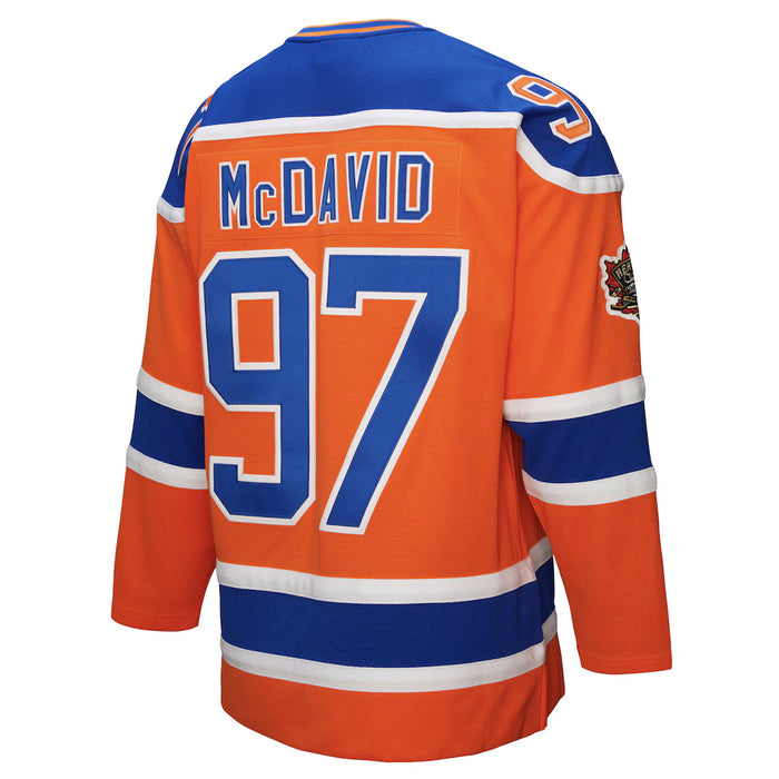 Mitchell & Ness Adult Jersey Connor McDavid Edmonton Oilers Mitchell & Ness Power Play Jersey - Orange - Men's