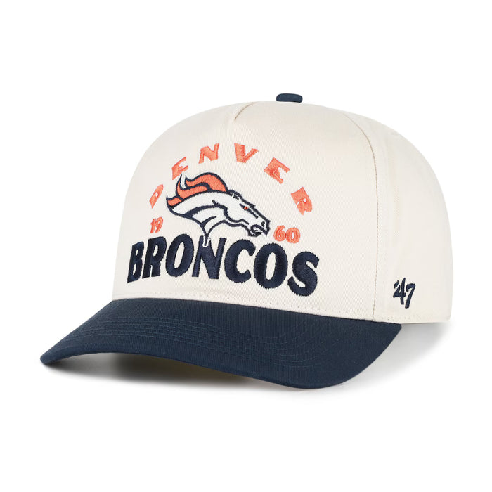 CREAM ROSCOE 2 TONE HITCH SNAP - BRONCOS