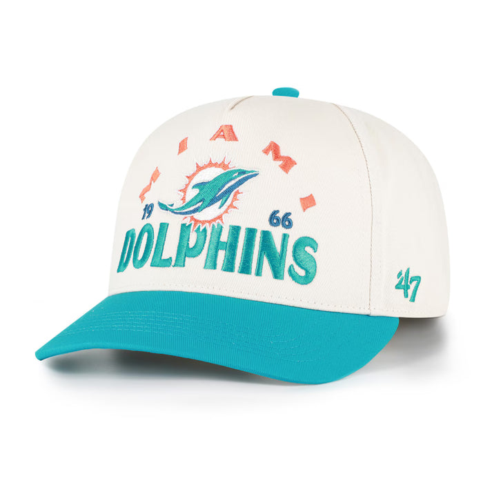 CREAM ROSCOE 2 TONE HITCH SNAP - DOLPHINS
