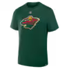 Fanatics Apparel NHL Fanatics Quinn Hughes Green Minnesota Wild Authentic Player Name & Number T-Shirt - Men's