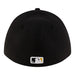 New Era Flex Fit Hat Adult Pittsburgh Pirates New Era Black Player Replica 39THIRTY M-Crown Flex Hat - Men's