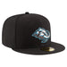 New Era Fitted Hat Adult Utah Mammoth New Era Black 59FIFTY Fitted Hat - Men's