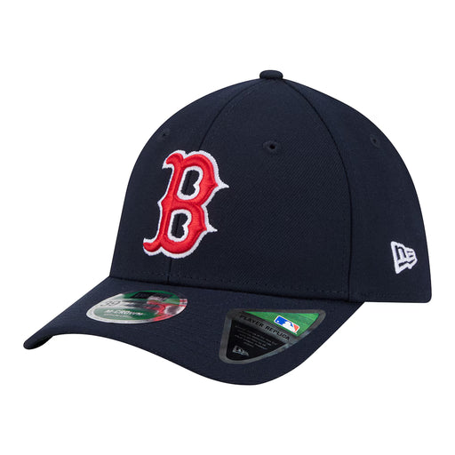 New Era Flex Fit Hat Adult Boston Red Sox New Era Navy Player Replica 39THIRTY M-Crown Flex Hat - Men's