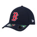 New Era Flex Fit Hat Adult Boston Red Sox New Era Navy Player Replica 39THIRTY M-Crown Flex Hat - Men's