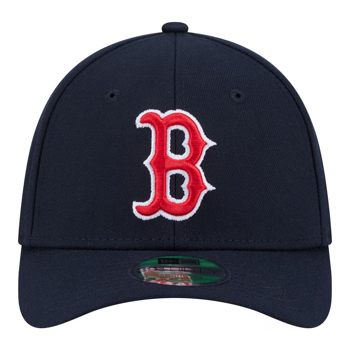 New Era Flex Fit Hat Adult Boston Red Sox New Era Navy Player Replica 39THIRTY M-Crown Flex Hat - Men's