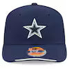 Adult Dallas Cowboys New Era Navy 2026 NFL Sideline 9SEVENTY Adjustable Stretch Snap Hat