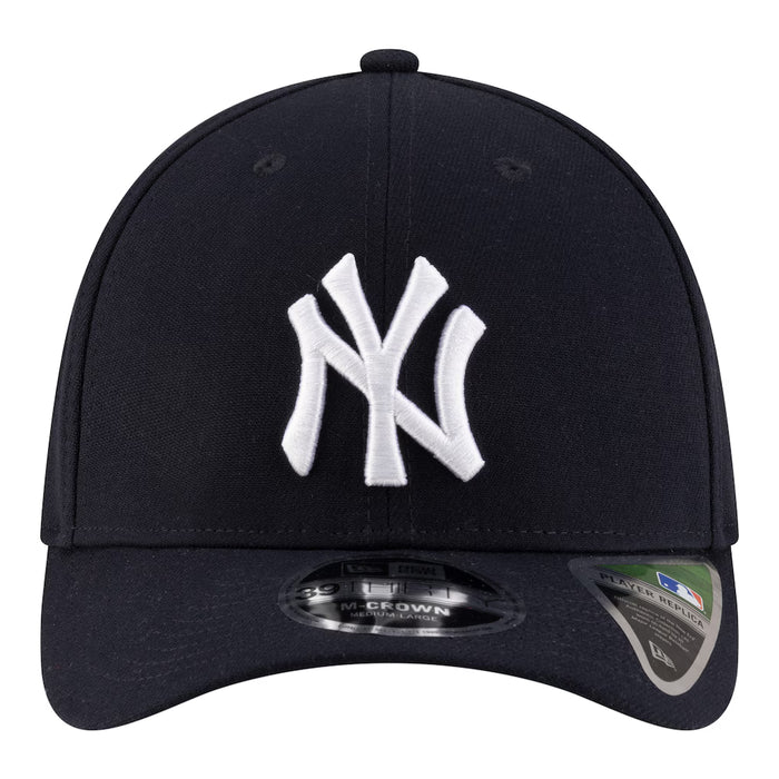 New Era Flex Fit Hat Adult New York Yankees New Era Navy Player Replica 39THIRTY M-Crown Flex Hat - Men's