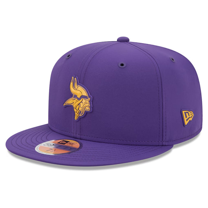 Minnesota Vikings New Era Viking Head 2026 Sideline 59FIFTY Fitted Hat