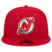 New Era Fitted Hat Adult New Jersey Devils New Era Red 59FIFTY Fitted Hat - Men's
