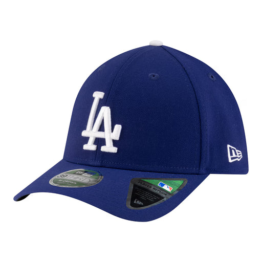 New Era Flex Fit Hat Adult Los Angeles Dodgers New Era Blue Player Replica 39THIRTY M-Crown Flex Hat - Men's