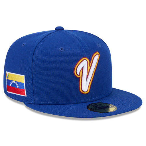 New Era Fitted Hat Venezuela Baseball New Era 2026 World Baseball Classic 59FIFTY Fitted Hat - Blue - Men's