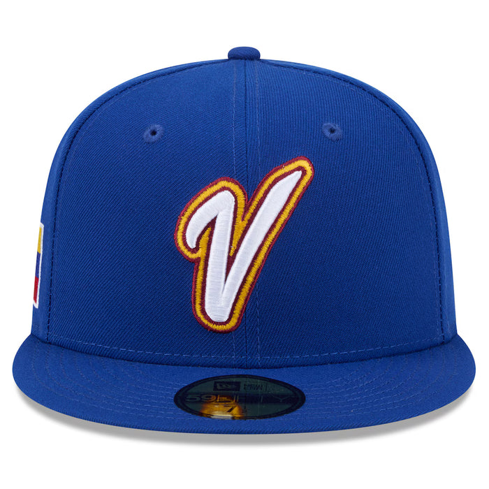 New Era Fitted Hat Venezuela Baseball New Era 2026 World Baseball Classic 59FIFTY Fitted Hat - Blue - Men's