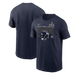 New Era Cap Co. Apparel NFL Seattle Seahawks Nike College Navy 2025 NFC Champions Glory Shield T-Shirt - Men's