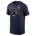 New Era Cap Co. Apparel NFL Seattle Seahawks Nike College Navy 2025 NFC Champions Glory Shield T-Shirt - Men's
