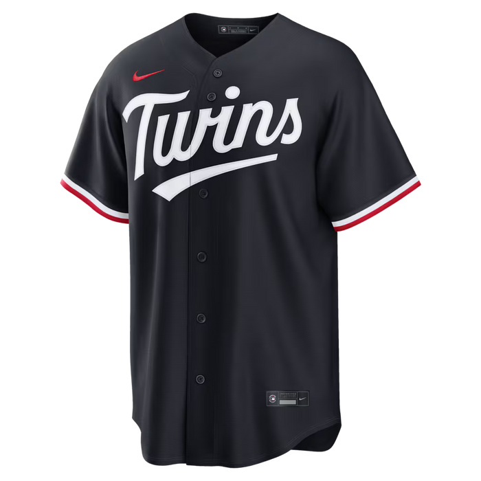 Nike Team Sports, Inc. Jerseys MLB Adult Minnesota Twins Navy Alternate 2 Replica Nike Jersey - Men's
