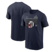 New Era Cap Co. Apparel NFL New England Patriots Nike College Navy 2025 AFC Champions Glory Shield T-Shirt - Men's