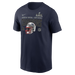 New Era Cap Co. Apparel NFL New England Patriots Nike College Navy 2025 AFC Champions Glory Shield T-Shirt - Men's