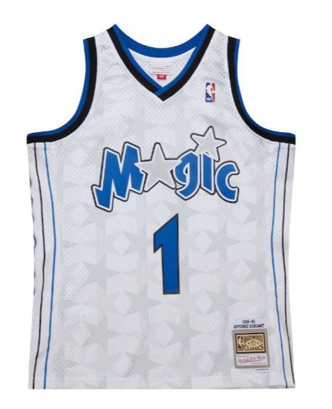 Mitchell & Ness Adult Jersey Adult Anfernee "Penny" Hardaway Orlando Magic Mitchell & Ness White 1998 Throwback Swingman Jersey - Men's