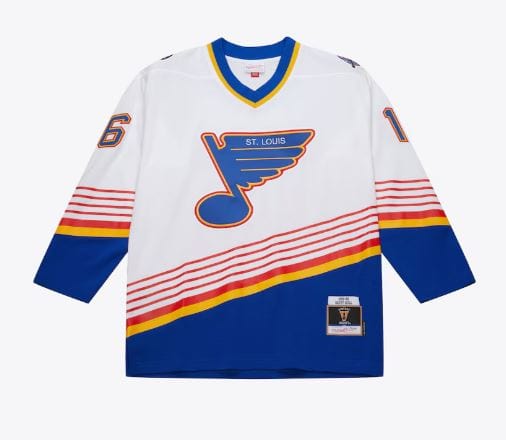 Mitchell & Ness Adult Jersey Adult Brett Hull St. Louis Blues Mitchell & Ness 1995 White Jersey - Men's